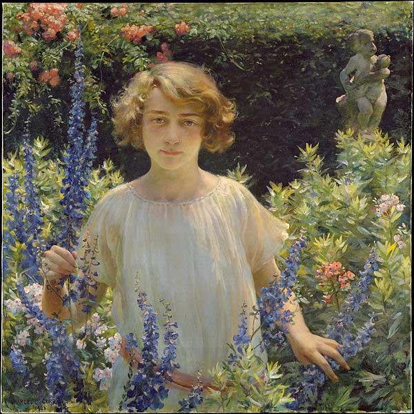 Charles Courtney Curran Betty Newell oil painting picture